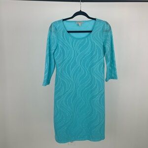 Dana Buchman Ocean blue dress - us S